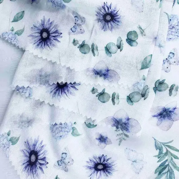 CMD40 Custom Printed Cotton Muslin Fabric-Main