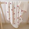 Baby Minky Blanket for Unisex Boys Girls Bear Bunny Star Moon Mus-1