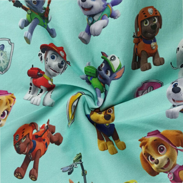CL250 Custom Printed Heavy Cotton Lycra Knit Fabric-5