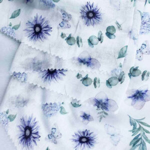 CMD40 Custom Printed Cotton Muslin Fabric