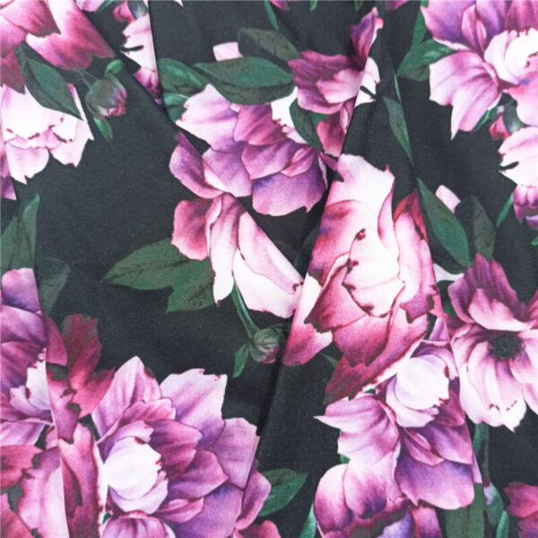 DBP200 Custom Printed Double Brushed Poly Lycra Knit Fabric-2