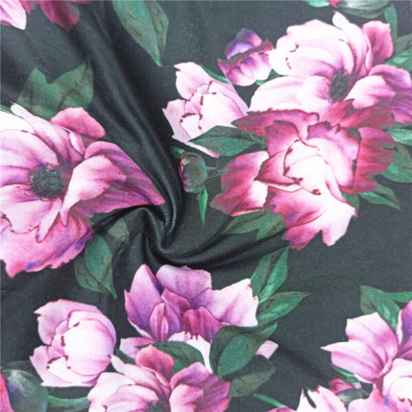 DBP200 Custom Printed Double Brushed Poly Lycra Knit Fabric-3