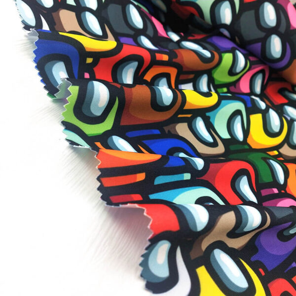 FA170S Custom Printed Polyester Thicken Laminated PUL Fabric-3