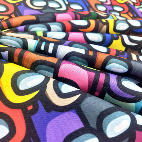 FA170S Custom Printed Polyester Thicken Laminated PUL Fabric-5