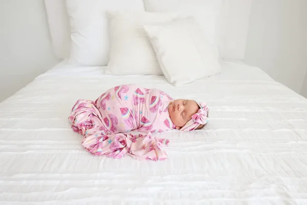 Jersey Knitted Swaddle Blanket for Baby-1