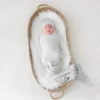 Jersey Knitted Swaddle Blanket for Baby-3