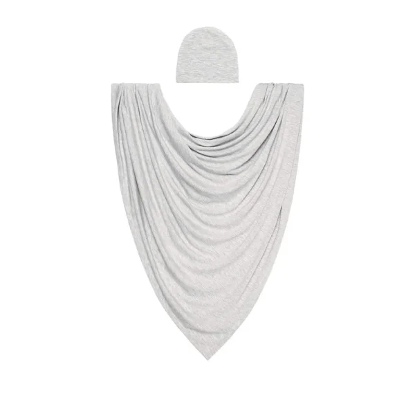 Jersey Knitted Swaddle Blanket for Baby-4