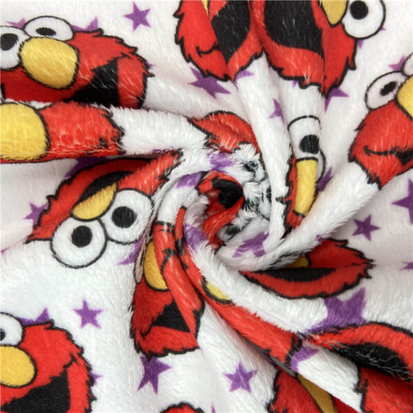 PMK200 Custom Printed Minky Fabric For Baby Blanket-1