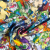 PYK200 Custom Printed Sport Lycra And Swim Fabric-1