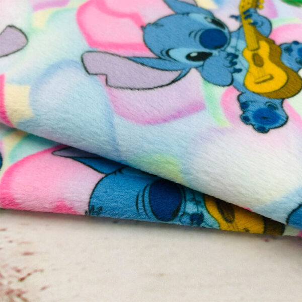 SQ300 Custom Printed Squish Fabric ( Double Side Minky )-1