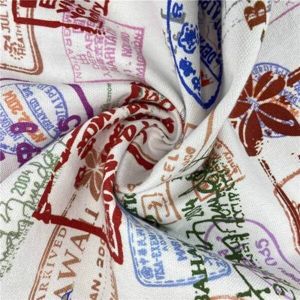 CA250 Custom Printed Cotton Canvas Fabric-5