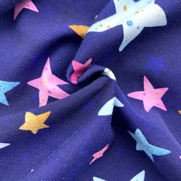 CFT300 Custom Printed Cotton Lycra French Terry fabric-5