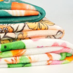 Roll of custom printed squish fabric