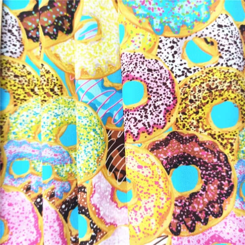 Eco-friendly printed PUL fabric with colorful design