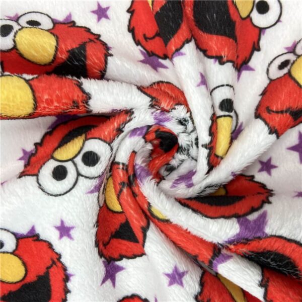 PMK200 Custom Printed Minky Fabric For Baby Blanket-1