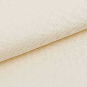 close-up of cotton interlock knit texture