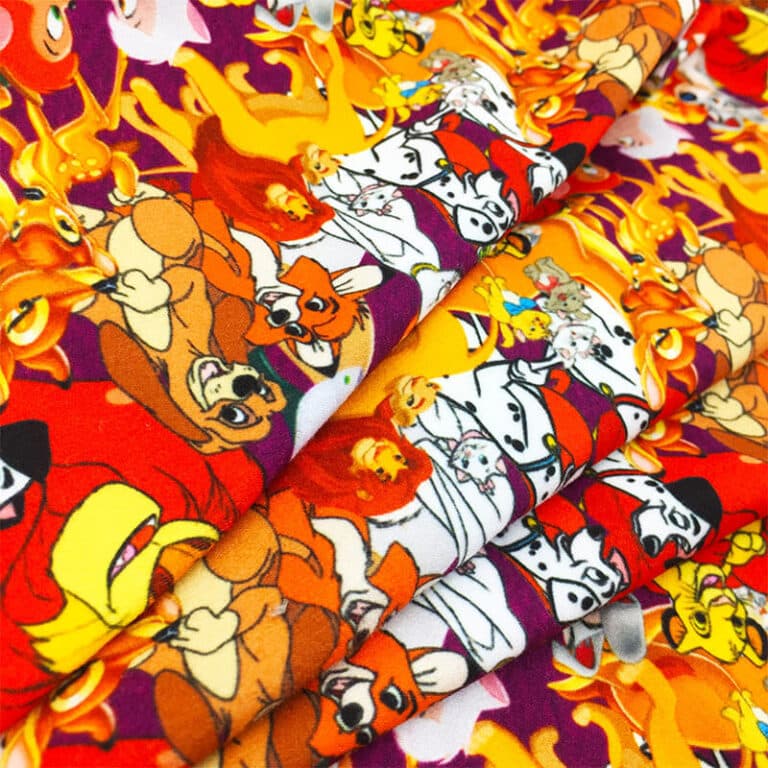 custom double brushed poly fabric roll