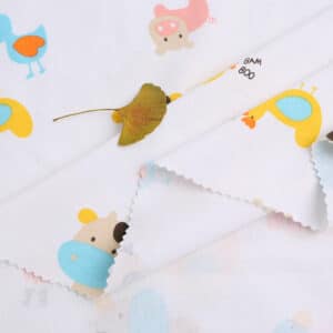 eco-friendly printed cotton interlock knit
