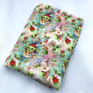 eco-friendly printing on bullet knit fabric