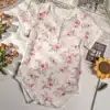 G022 Baby Girl Modal Floral Bodysuits Onesies – Newborn to Infant