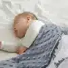 R016 Baby Blanket for Boys Girls Soft Plush Minky Blanket with Double Layer Dotted Backing