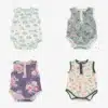 Bamboo Lycra Knit Soft Romper Pajamas