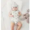 G020 Bamboo Lycra Knit Soft Romper Pajamas