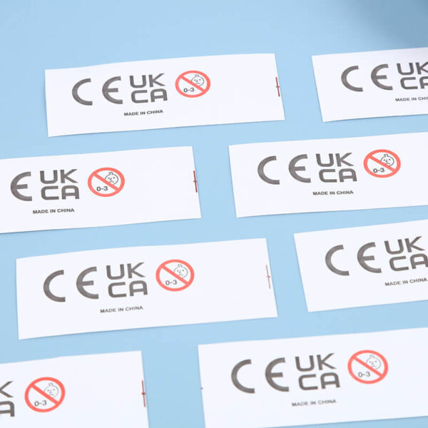 Custom Printed Care Label for Clothing Sewing Accessories