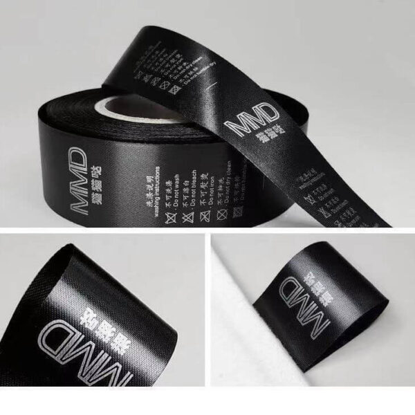 Custom Printed Care Label for Clothing Sewing Accessories