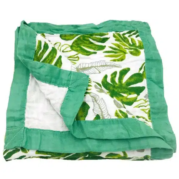 R015 100% Cotton Baby Swaddle Blanket – Large 47×47 inches