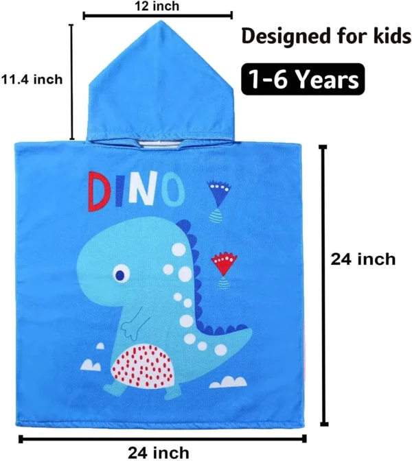 R020 RPET Polyester Children's Microfiber Printed Bathrobe – Recycled Source Wholesale Cloak Bathrobe