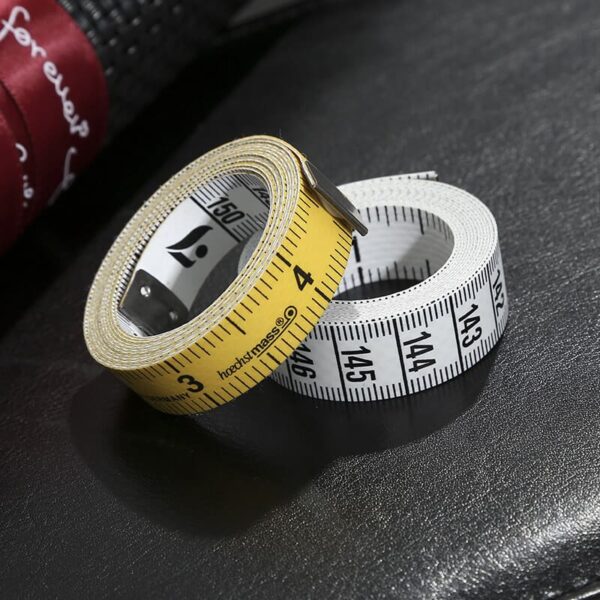 dual-scale-pu-tape-measure Dual Scale PU Leather Measuring Tape in Inch and Centimeter