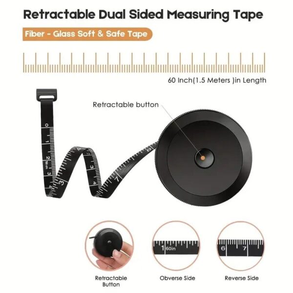 Measuring tape used in custom fabric printing workflow and fabric cutting