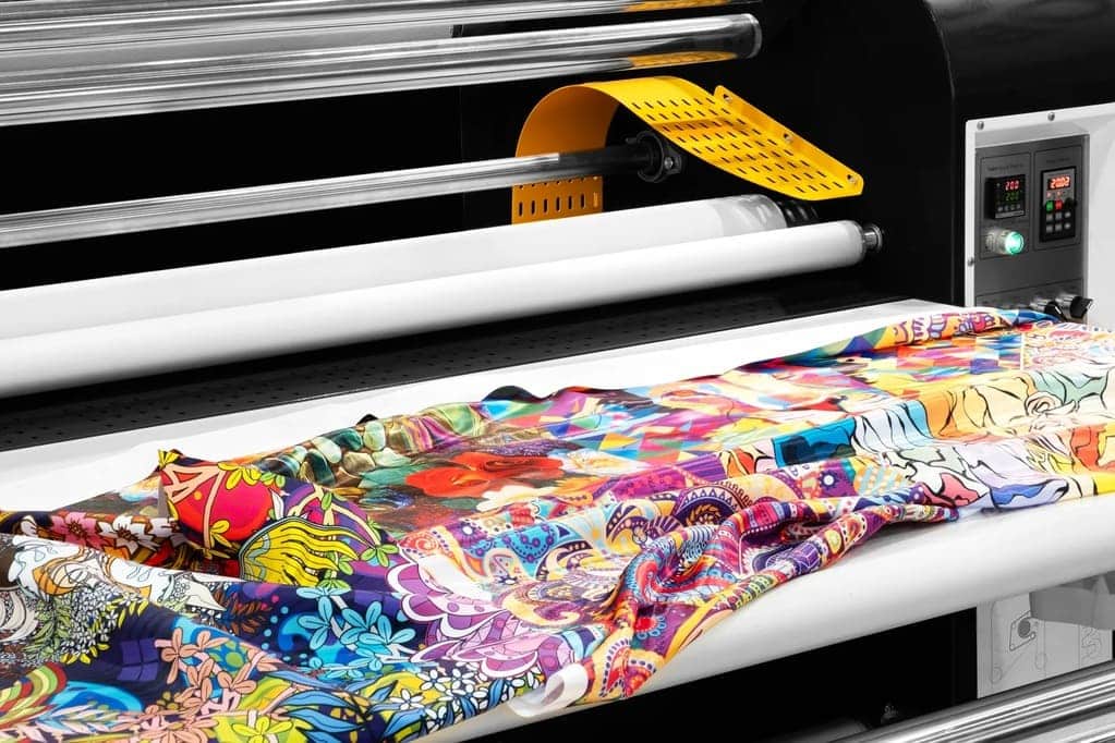 digital textile printing machine representing the future of fabric printing