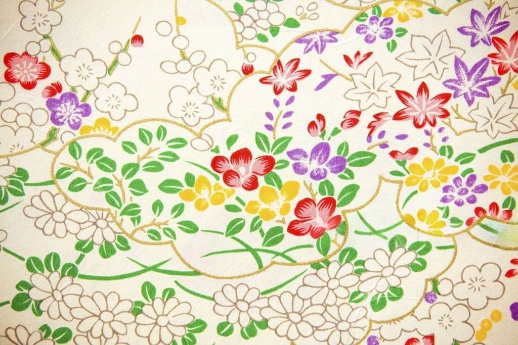 Close-up of printed faux leather fabric showing detailed texture and custom surface patterns