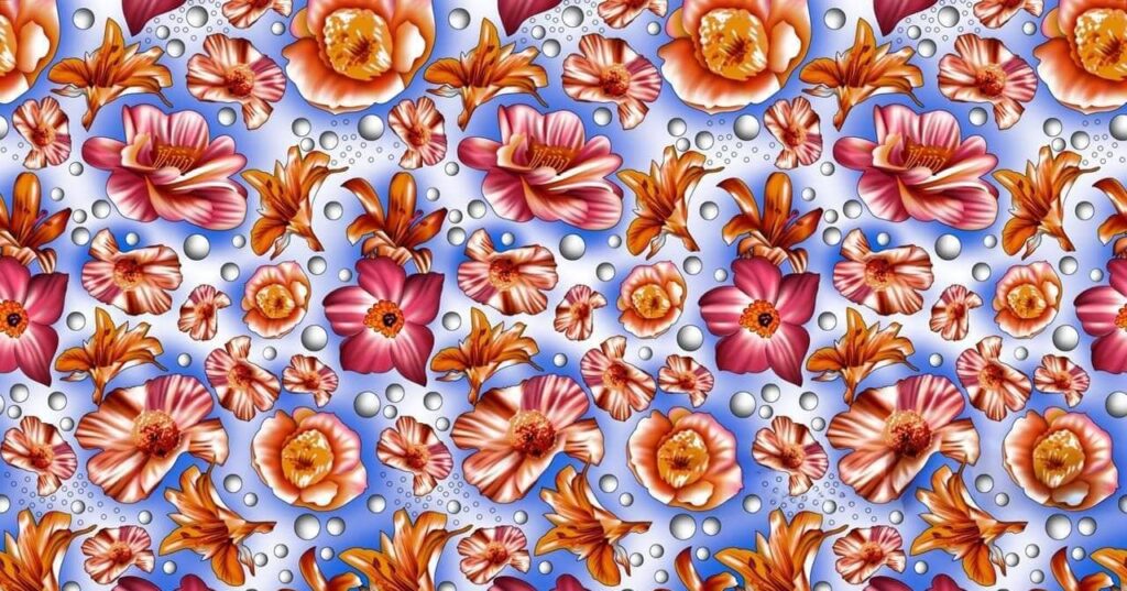 Cotton lycra printing with vibrant digital textile designs