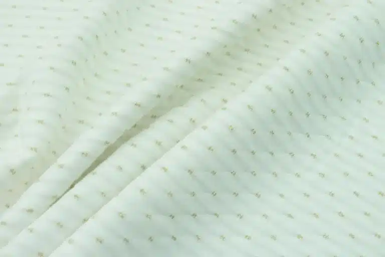 Cotton spandex fabric showing soft texture and stretch performance