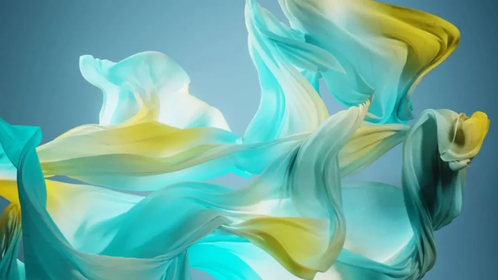 Lightweight rayon poplin fabric showing soft drape and fluid movement