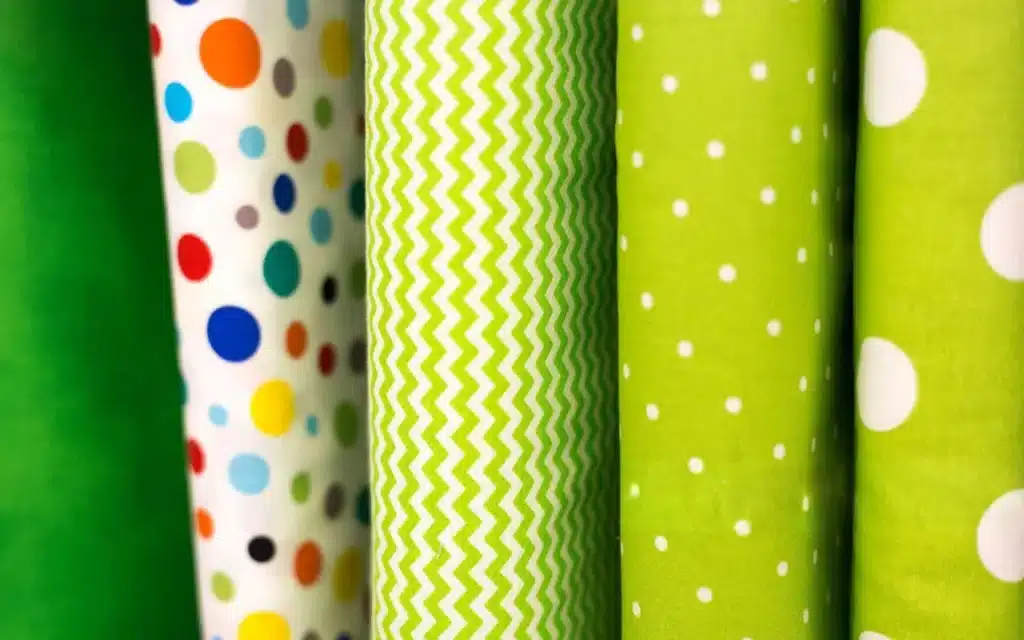 Printed cotton interlock fabric with vibrant digital textile printing