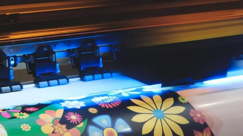 Custom printable fabric digital printing process workflow