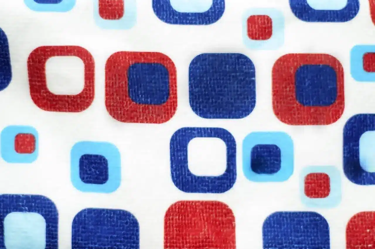 PUL fabric by the yard waterproof laminated structure close up