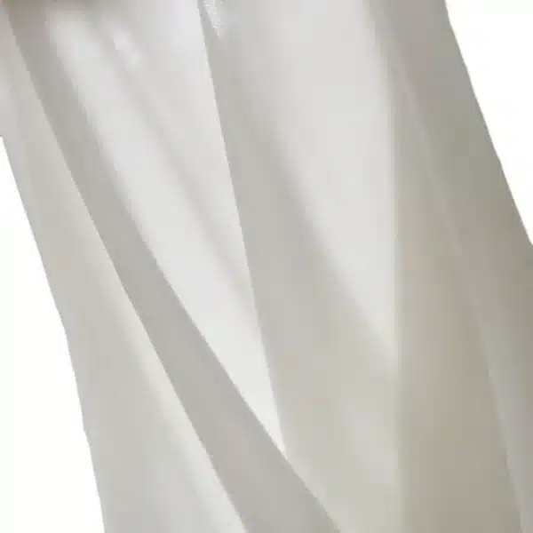 Chiffon fabric draping elegantly to create a flowing dress