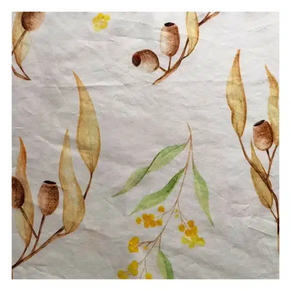 Custom printed Cotton Twill Fabric with vibrant design