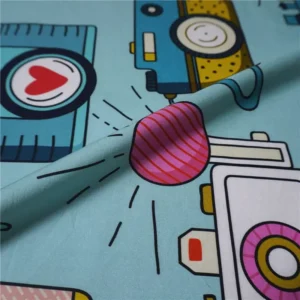 Custom printed Heavy Cotton Woven fabric with vibrant design