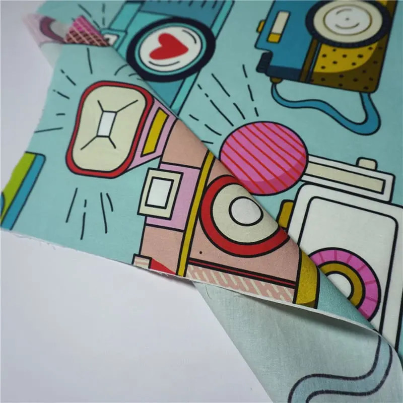 Detailed printed design on Heavy Cotton Woven fabric