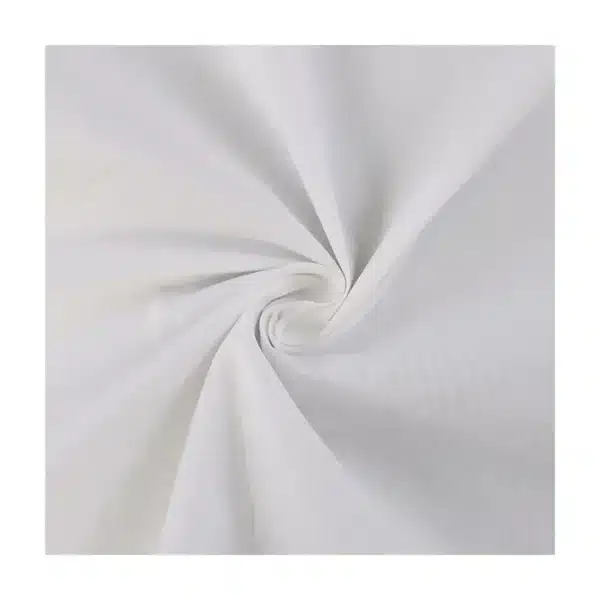 Close-up of high-quality cotton woven fabric for custom printing