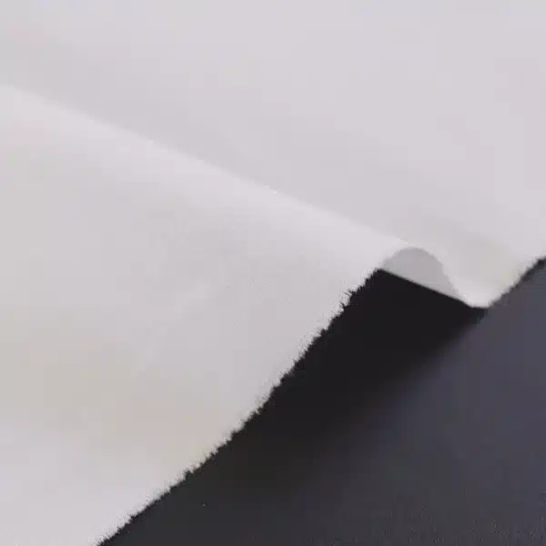 Roll of cotton woven fabric ready for custom printing