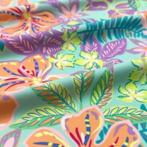 Custom-designed swimwear made with SPF50+ swim fabric for sun protection