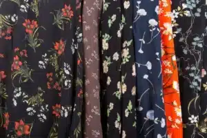 rayon challis fabric by the yard