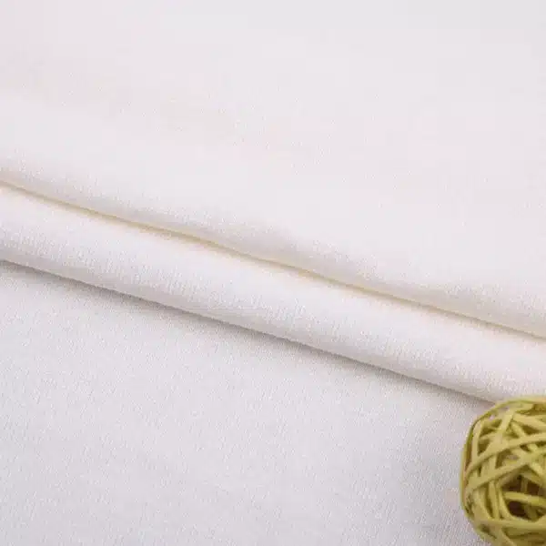 Roll of Bamboo Cotton French Terry fabric ready for cutting and custom printing